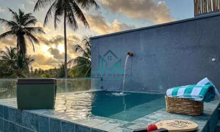 Casa Duplex com Rooftop e Piscina a 200 metros da Praia do Riacho - São Miguel dos Milagres - Alagoas