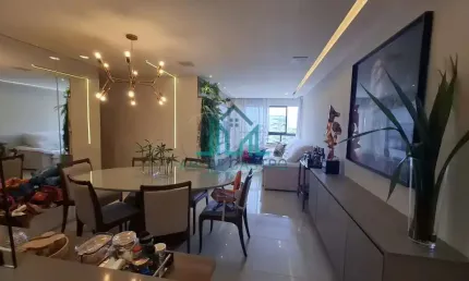 Apartamento com 3 Quartos, Closet, 97m², Belíssimo, Nascente, com Móveis Planejados Gruta de Lourdes - Maceió Alagoas