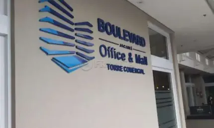 Sala comercial com 28 m² boulevard jacareí office mall - centro