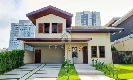 Maravilhoso sobrado 03 dormitórios todos suites - condomínio villa branca em jacareí - sp