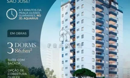 Apartamento com 3 quartos à venda no Parque Residencial Aquarius, São José dos Campos 
