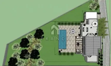 Terreno em condomínio fechado lago dourado, jacareí/sp, com projeto aprovado.