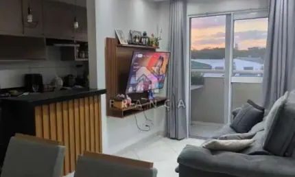 APTO 2 DORM. C/ SACADA, COZINHA PLANEJADA E LAZER - JARDIM SANTA MARIA