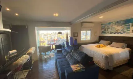 APARTAMENTO MOBILIADO À VENDA E ALUGA, 48 M², CONSOLAÇÃO, EDIFÍCIO MOOD, R. MAJOR QUEDINHO, 224, 1 SUÍTE, 1 SALA, 2 BANHEIRO, 1 VAGA