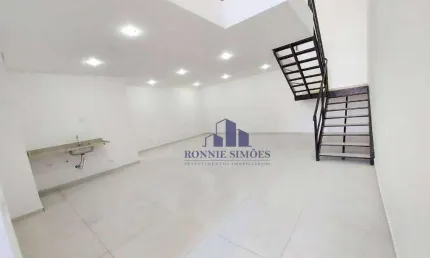 SALÃO COMERCIAL PARA ALUGAR NO CAMPO BELO, 110 M², 2 SALAS VÃO LIVRE SENDO UMA NO MEZANINO, 2 BANHEIROS, LOCALIZADO EM ZONA AZUL PARA ESTACIONAR