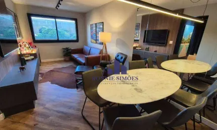 BELÍSSIMO APARTAMENTO REFORMADO E DECORADO Á VENDA, 70 M², MOEMA, 3 DORMITÓRIOS, SALA, 2 BANHEIROS, 1 VAGA, PRÓXIMO AO SHOPPING IBIRAPUERA E METRÔ