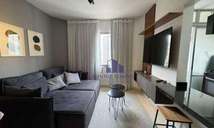 APARTAMENTO PARA ALUGAR, MOEMA, 57 M², EDIFÍCIO ITAMARACÁ, AL. DOS JURUPIS, 1 DORMITÓRIO, 1 SUÍTE, SALA, 2 BANHEIROS, 1 VAGA, PRÓXIMO DO SHOPPING