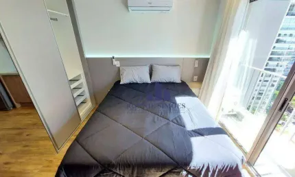 STUDIO MOBILIADO PARA ALUGAR E VENDER, 25 M², VILA NOVA CONCEIÇÃO, ED. VOXX VILA NOVA, R. CORONEL ARTUR DE PAULA FERREIRA, 1 DORMITÓRIO, 1 BANHEIRO