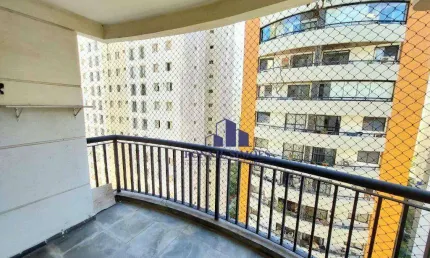APARTAMENTO COM VARANDA PARA ALUGAR, 88 M², MOEMA. ED. JARDIM DAS BUTIAS, 2 DORMITÓRIOS, SALA, 3 BANHEIROS, 2 VAGAS, PRÓXIMO AO METRÔ