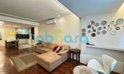 Apartamento com 3 quartos à venda na avenida atlântica, copacabana, rio de janeiro, 120 m2 por r$ 1.600.000