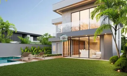 Casa com 5 dormitórios à venda, 300 m² por R$ 2.590.000,00 - Condomínio Gran Park Toscana - Vespasiano/MG