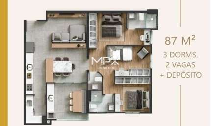 Apartamento com 3 quartos à venda na Vila Rezende, Piracicaba  por R$ 810.741