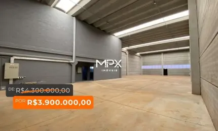 Barracão / galpão / depósito à venda no loteamento distrito industrial uninorte, piracicaba  por r$ 3.900.000