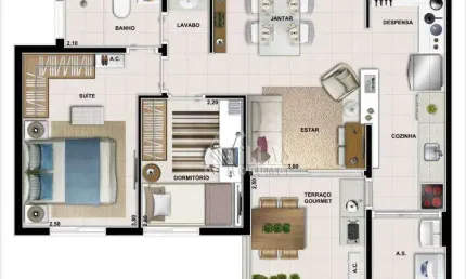 Apartamento com 2 dormitórios à venda, 58 m² por r$ 440.000,00 - vila andrade - são paulo/sp