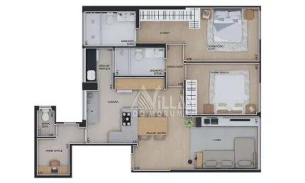 Apartamento com 2 dormitórios à venda, 91 m² por r$ 1.245.000,00 - parque são paulo - são paulo/sp