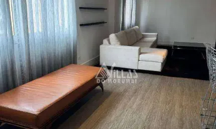 Apartamento com 1 dormitório para alugar, 81 m² por R$ 7.421,13/mês - Indianópolis - São Paulo/SP