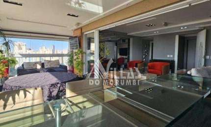 Apartamento com 4 dormitórios, 206 m² - venda por R$ 3.500.000,00 ou aluguel por R$ 21.500,00/mês - Vila Romana - São Paulo/SP