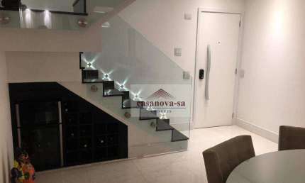 Apartamento Duplex com 2 dormitórios à venda, 149 m² por R$ 1.800.000,00 - Jardim - Santo André/SP