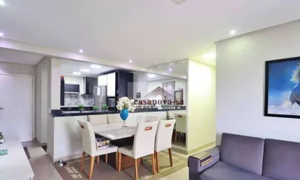 Apartamento com 3 dormitórios à venda, 93 m² por r$ 750.000,00 - vila bastos - santo andré/sp