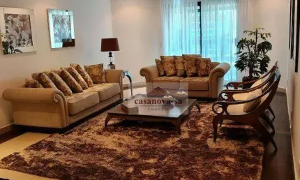 Apartamento com 3 dormitórios à venda, 216 m² por r$ 2.200.000,00 - jardim - santo andré/sp