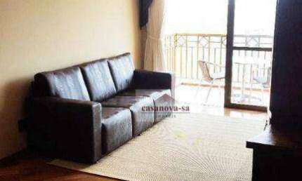 Apartamento com 3 dormitórios para alugar, 100 m² por R$ 5.827,00/mês - Vila Bastos - Santo André/SP
