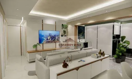 Apartamento com 3 dormitórios à venda, 115 m² por R$ 1.200.000,00 - Jardim - Santo André/SP
