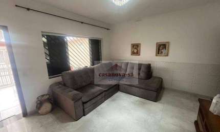 Casa com 2 dormitórios para alugar, 114 m² por R$ 2.568,00/mês - Vila Scarpelli - Santo André/SP
