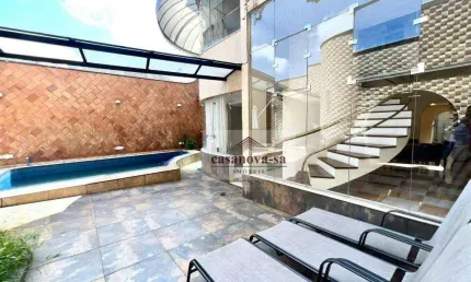 Sobrado com 4 dormitórios à venda, 500 m² por R$ 3.500.000,00 - Vila Assunção - Santo André/SP