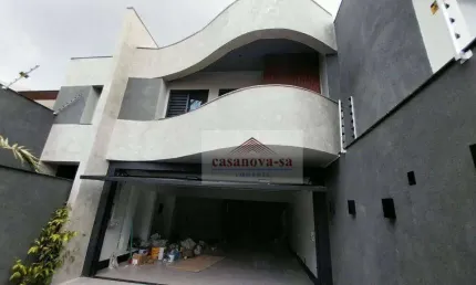 Sobrado com 4 dormitórios à venda, 263 m² por R$ 2.490.000,00 - Jardim Bela Vista - Santo André/SP
