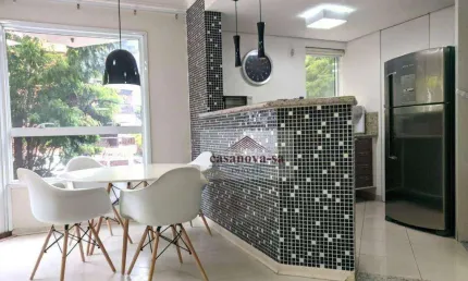 Apartamento Duplex com 1 dormitório à venda, 92 m² por R$ 850.000,00 - Jardim - Santo André/SP