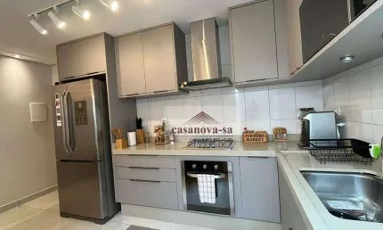 Apartamento com 3 dormitórios à venda, 97 m² por r$ 720.000,00 - campestre - santo andré/sp