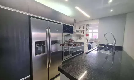 Apartamento com 2 dormitórios, 104 m² - venda por R$ 1.200.000,00 ou aluguel por R$ 6.100,00/mês - Jardim - Santo André/SP