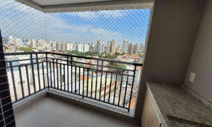 Apartamento para alugar, 77 m² por R$ 4.312,26/mês - Vila Scarpelli - Santo André/SP