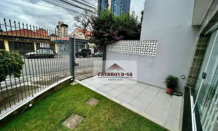 Sobrado com 3 dormitórios para alugar, 188 m² por R$ 8.334,00/mês - Jardim - Santo André/SP