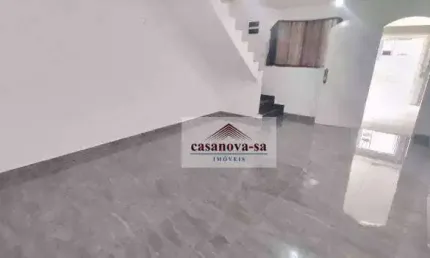 Sobrado com 3 dormitórios, 158 m² - venda por R$ 640.000,00 ou aluguel por R$ 3.380,00/mês - Vila Camilópolis - Santo André/SP