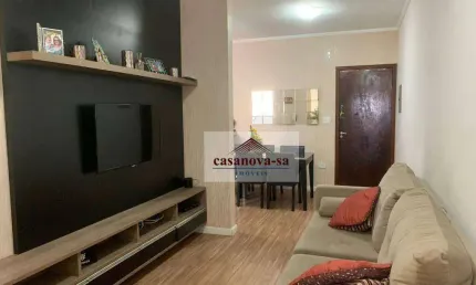 Apartamento com 2 dormitórios para alugar, 70 m² por r$ 3.025,01/mês - vila marina - santo andré/sp