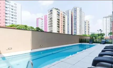 Apartamento com 1 dormitório para alugar, 50 m² por R$ 3.350,00/mês - Jardim - Santo André/SP