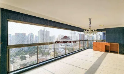 Apartamento com 4 dormitórios para alugar, 175 m² por r$ 12.975,00/mês - jardim - santo andré/sp