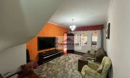 Sobrado com 4 dormitórios, 200 m² - venda por R$ 1.200.000,00 ou aluguel por R$ 5.180,00/mês - Vila Camilópolis - Santo André/SP