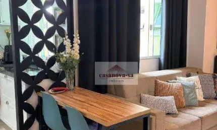 Cobertura com 2 dormitórios à venda, 120 m² por r$ 820.000,00 - campestre - santo andré/sp