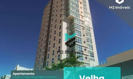 Apartamento com 3 suítes e 2 vagas de garagem individuais à venda, 107 m² - velha - blumenau/sc