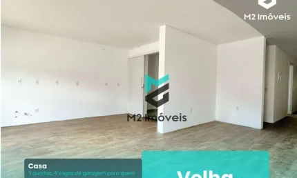 Casa com 3 dormitórios à venda, 263 m²  - velha - blumenau/sc