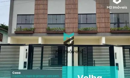 Casa com 2 dormitórios à venda, 86 m²  - velha - blumenau/sc