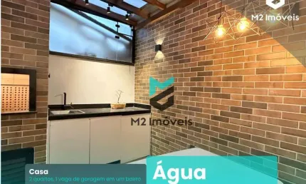 CASA COM DUAS SUÍTES EM CONDOMÍNIO FECHADO NO ÁGUA VERDE