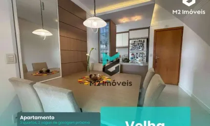 Apartamento com 3 dormitórios à venda, 75 m²  - Velha - Blumenau/SC