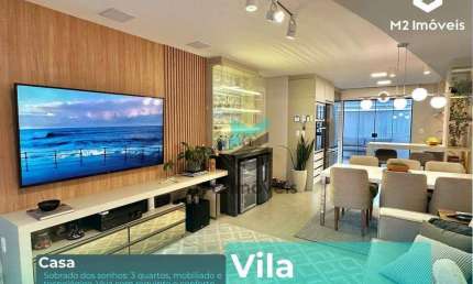 Casa seminova mobiliada com 3 dormitórios à venda, 135 m² por R$ 1.099.000,00 - Vila Nova - Blumenau/SC