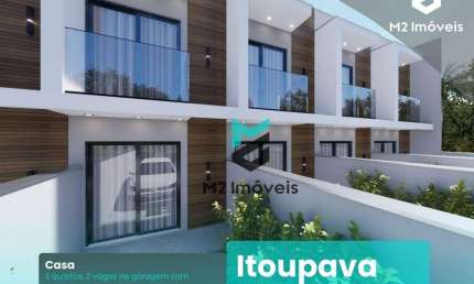 Conforto e Espaço Ideal para sua Família: Sobrado na Itoupava Central, com 2 Suítes, 2 Vagas de Garagem e Amplo Espaço de Fundos!