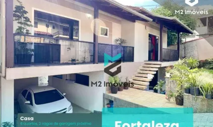 Descubra seu novo lar na Fortaleza, em uma residência espaçosa de 304m²! Com dois andares de elegância e um amplo quintal!