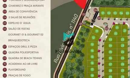 Terreno em condomínio fechado à venda no Velha, Blumenau 