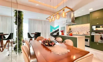 Vida sofisticada na velha: apartamento de 90m² todo mobiliado, com 2 suítes e lazer completo no condomínio!